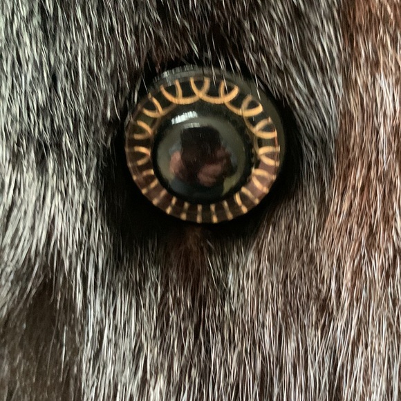 VINTAGE. Ranch Mink 3/4 coat with matching hat - Picture 5 of 7